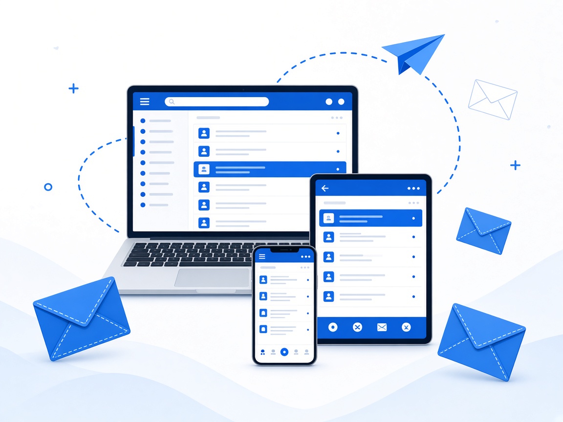 Laptop, tablet ve telefonda İHARS Mail